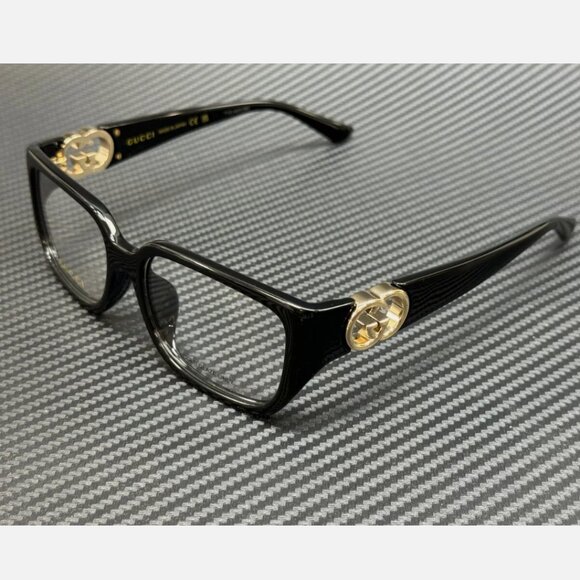 Gucci Gold GG 55mm Women's Eyeglasses